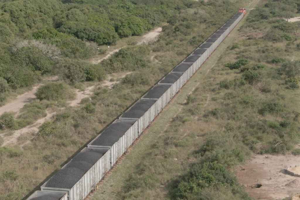 Primeiro comboio de Carvão do Botswana chega a Maputo 1