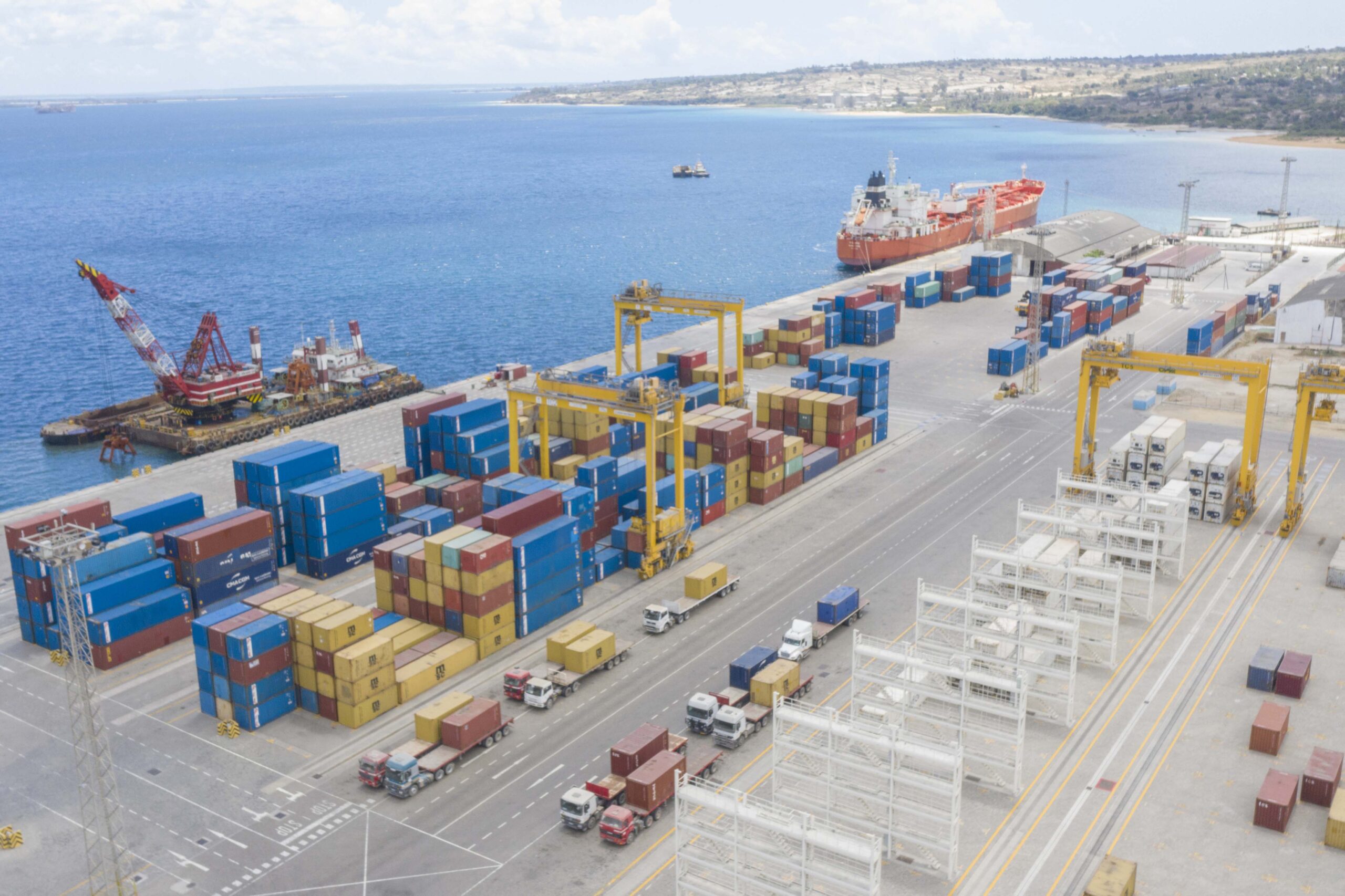 Vista geral do Porto de Nacala