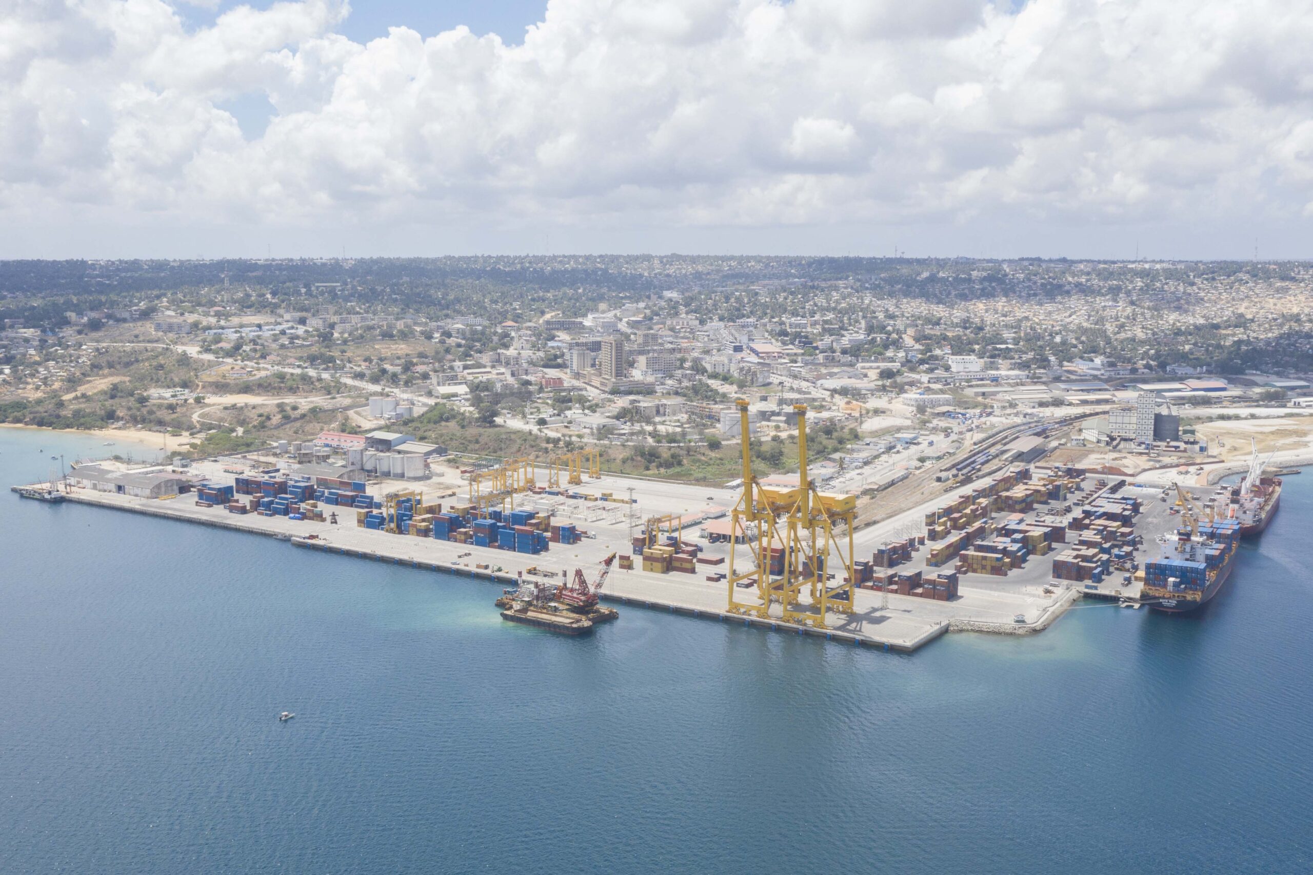 Vista geral do Porto de Nacala
